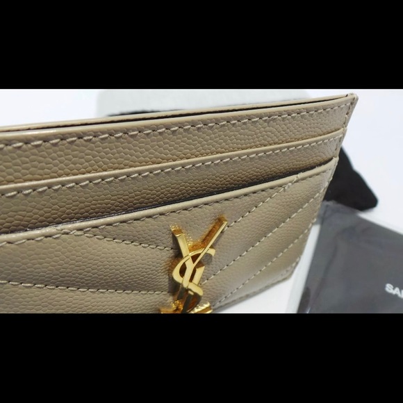 Authentic Saint Laurent Monogram Card Holder - Picture 5 of 10